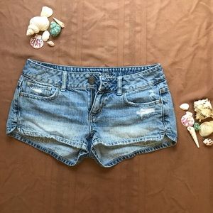 American Eagle light denim Shorts